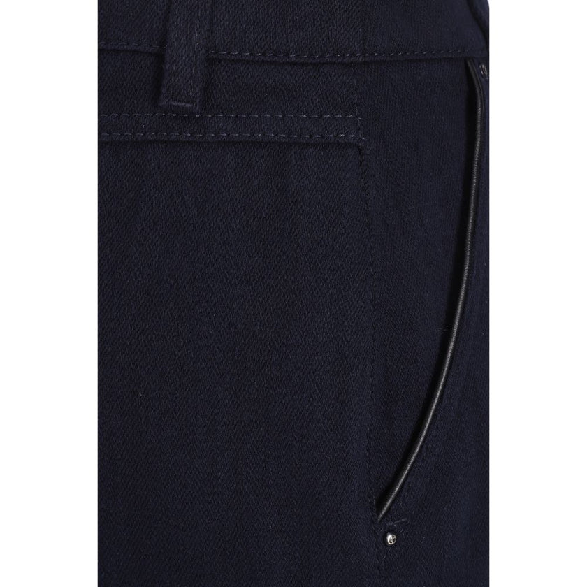 Giorgio Armani Blue Cotton Skirt