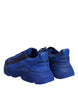 Dolce & Gabbana Blue Leather Daymaster Low Top Sneakers Shoes