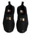 Dolce & Gabbana Black Slip On Wave Low Top Men Sneakers Shoes