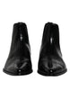Dolce & Gabbana Black Leather Chelsea Men Ankle Boots Shoes
