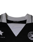Dolce & Gabbana Black White Sicilia Short Sleeves T-shirt