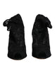 Dolce & Gabbana Black Lace Stretch Heels Mid Calf Boots Shoes