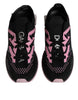 Dolce & Gabbana Black Pink SORRENTO Sport Stretch Sneakers Shoes