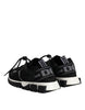 Dolce & Gabbana Black White Logo Sorrento Sneakers Shoes