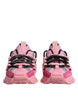 Dolce & Gabbana Pink Low Top Space Women Sneakers Shoes