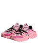 Dolce & Gabbana Pink Low Top Space Women Sneakers Shoes