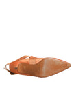 Dolce & Gabbana Orange Kitten Heels Slingback Sandals Shoes