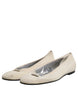 Dolce & Gabbana Beige Fabric Slip On Ballerina Flats Shoes
