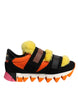 Dolce & Gabbana Multicolor Fur Embellished Sneakers Shoes