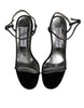 Dolce & Gabbana Black Ankle Strap High Heels Sandals Shoes
