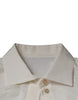 Dolce & Gabbana White Silk Collared Long Sleeves Shirt Top