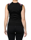 Dolce & Gabbana Multicolor Floral Silk Sleeveless Tank Blouse Top