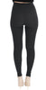 Dolce & Gabbana Elegant Gray High-Waist Wool Tights Pants