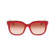 Lacoste Red Acetate Sunglasses