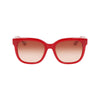 Lacoste Red Acetate Sunglasses