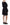 Versace Jeans Elegant Black Silk Blend Shift Dress