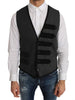 Dolce & Gabbana Elegant Gray Torrero Pattern Formal Vest