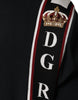 Dolce & Gabbana Black DG King Full Zip Sweatshirt Sweater