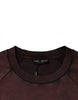Dolce & Gabbana Brown Logo Cotton Crew Neck Pullover Sweater