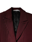Philosophy Maroon Belted Button Down Dress