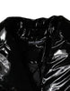 Dolce & Gabbana Black Polyester Button Down Blouson Jacket