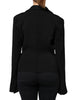 Dolce & Gabbana Black Viscose Single Breasted Blazer Jacket