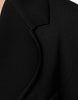 Dolce & Gabbana Black Viscose Single Breasted Blazer Jacket