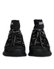 Dolce & Gabbana Black Sorrento Socks Logo Sneakers Shoes