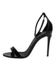 Dolce & Gabbana Black KEIRA Heels Ankle Strap Sandals Shoes