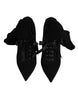 Dolce & Gabbana Black Stiletto Heels Mid Calf Boots Shoes