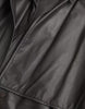 Bottega Veneta Black Leather Men Waterproof Trenchcoat Jacket