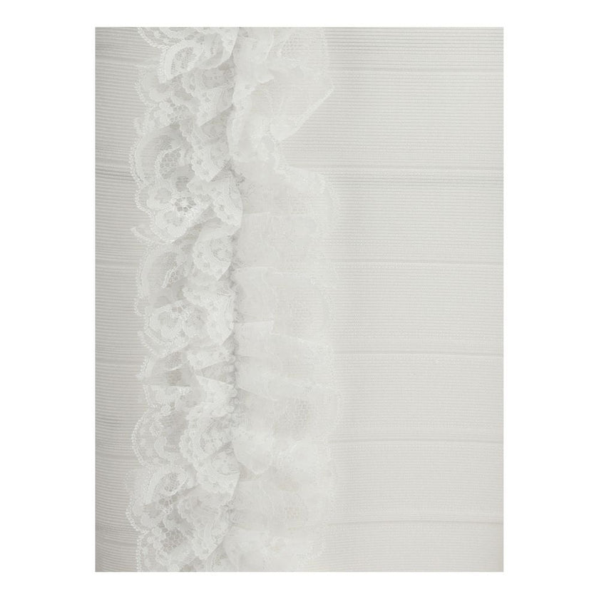 Self-Portrait Knit Ruffle mini Dress