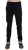 Dolce & Gabbana Black Gray Wool Casual Trousers Stripe Pants