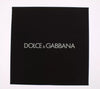 Dolce & Gabbana Brown Gold Raffia Leather Clasp Finder Chain Keyring