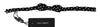 Dolce & Gabbana Black Polka Dots Adjustable Neck Bow Tie