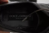 Dolce & Gabbana Brown Patterned Leather Dress Formal Shoes