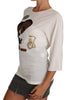 Dolce & Gabbana Elegant Silk Blend Crewneck Blouse