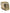 Dolce & Gabbana Gold Leather DG Logo Plaque Zip Around Clutch Bag