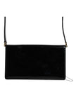 Dolce & Gabbana Black Patent Leather Logo Plaque Crossbody Bag