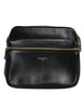 Dolce & Gabbana Black Calfskin Leather Gothic Messenger Bag