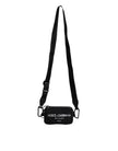 Dolce & Gabbana Black Nylon Logo Purse Crossbody Sling Bag