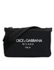 Dolce & Gabbana Black Nylon Logo Purse Crossbody Sling Bag