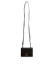 Dolce & Gabbana Brown Leather Bifold DG Logo Cardholder Sling Strap Wallet