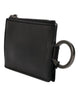 Dolce & Gabbana Black Horse Leather Lanyard Logo Card Holder Wallet