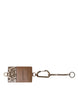 Dolce & Gabbana Brown Exotic Leather Card Holder DG Logo Plaque Wallet