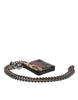 Dolce & Gabbana Multicolor Leopard Leather DG Bifold Card Holder Wallet