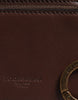 Dolce & Gabbana Brown Leather Zip Logo Keyring Coin Purse Keyring Wallet
