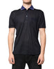 Dolce & Gabbana Blue Silk Collared Short Sleeves Polo T-shirt