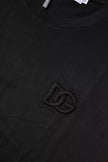 Dolce & Gabbana Black Cotton Crew Neck Short Sleeves T-shirt