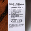Dolce & Gabbana Brown DG Logo Polyester Crew Neck T-shirt